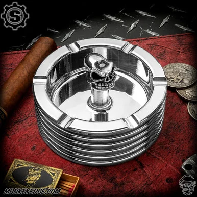 Starlingear Ashtray: Slickster - Aluminum/Silver (SG3802)