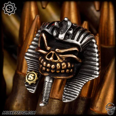 Starlingear Bead: Slickster Tut - Copper/Silver/Brass