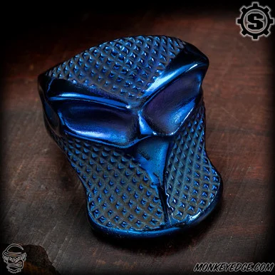 Starlingear Ring: Stealth Blade Checkered Puncher - Titanium Blue