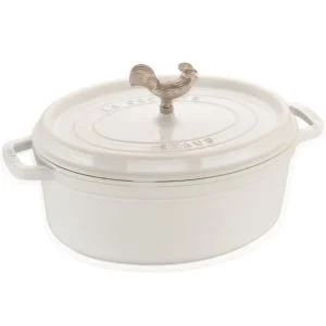 Staub 5.75 Qt. Dutch Oven | White