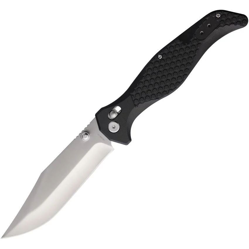 Strata - Satin Clip Point Crossbar Lock Knife