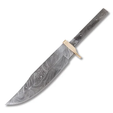 Supplies 6.5in Clip Point Damascus Blade Blank BL106