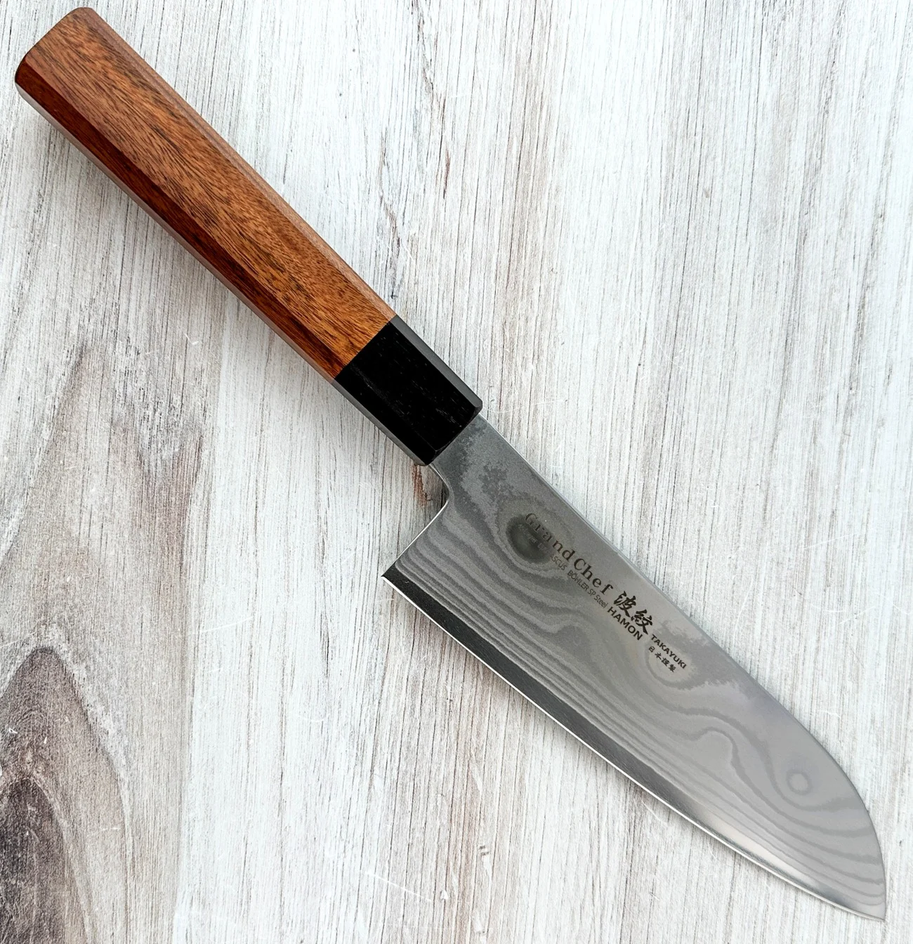 Takayuki Grand Chef Hamon Santoku 170mm