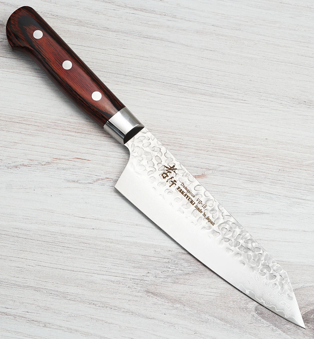 Takayuki VG-10 Hammered Damascus Kengata 160mm