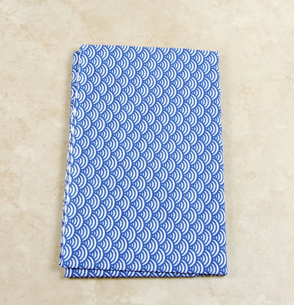 Tenugui Towel: Blue Waves