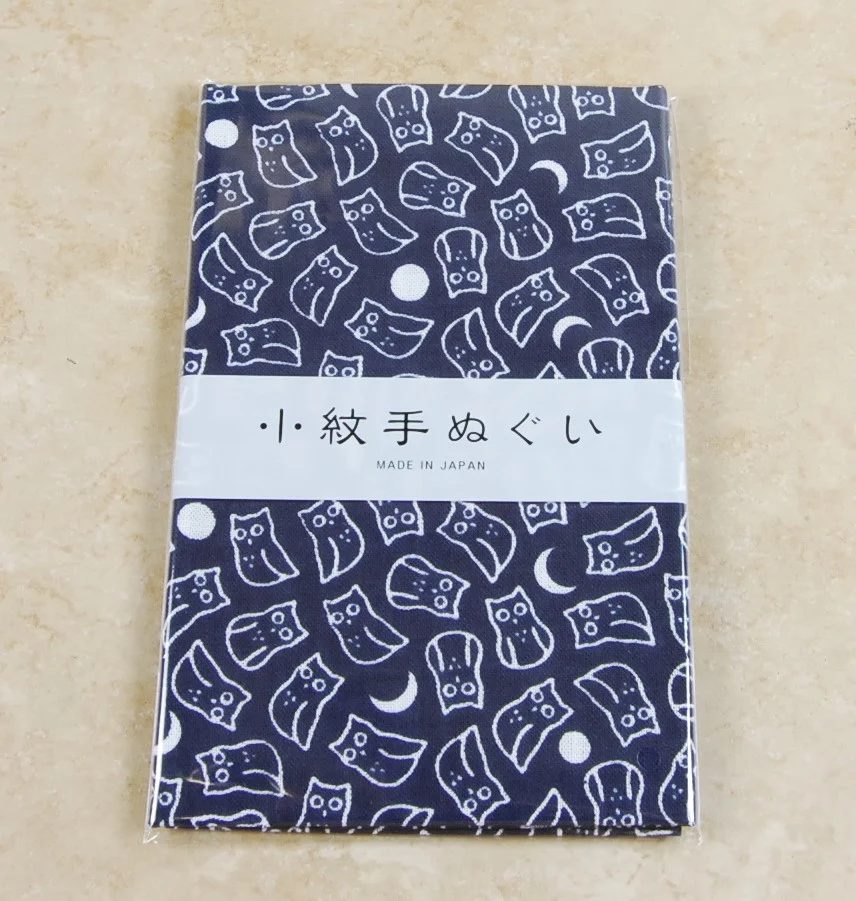 Tenugui Towel: Night Owls