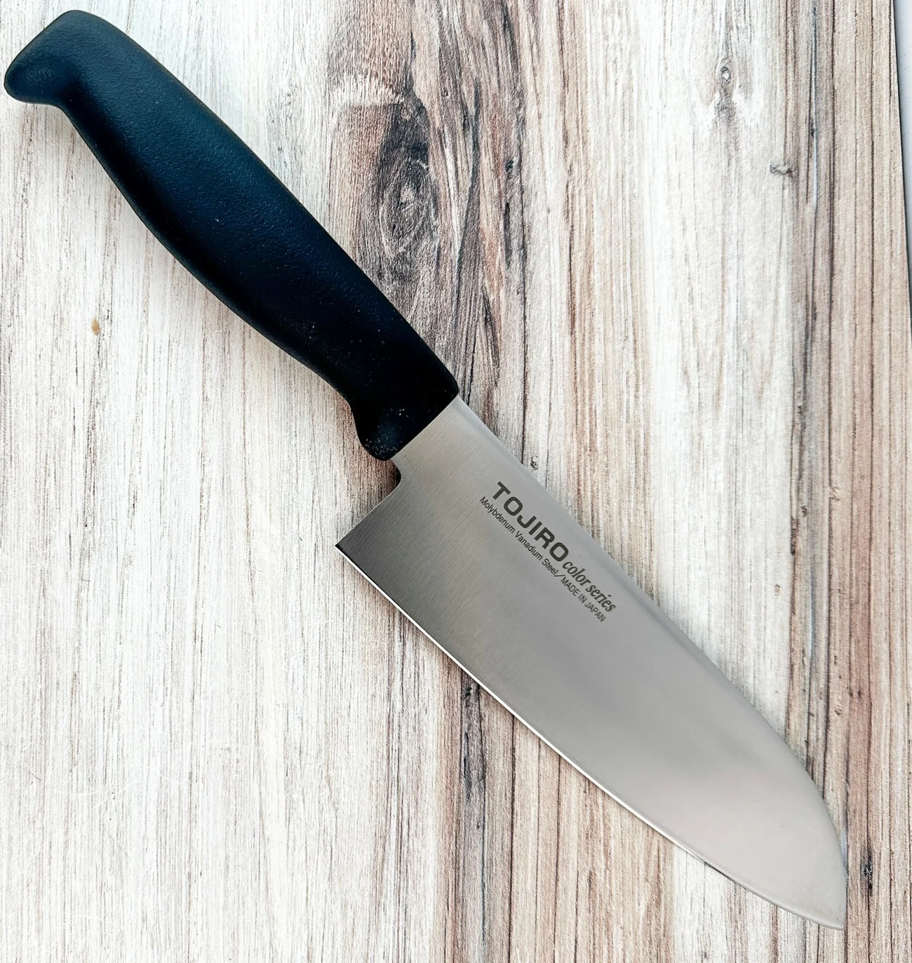 TOJIRO Color Santoku 170mm Black