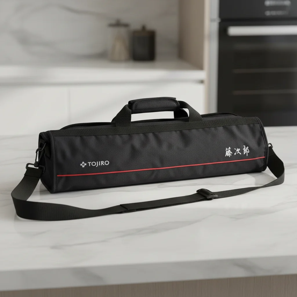 TOJIRO Soft Knife Bag Black