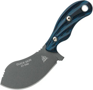 TOPS Quick Skin Blk/Blue G-10 (3.50" 1095) TPQSK02