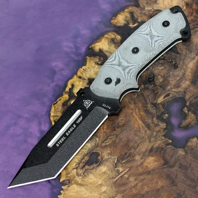Tops Steel Eagle 105F -BLK-MIC (5.00" 1095) TPSE105F