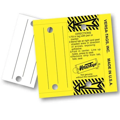 Versa Tags Self Protecting 3 Line Plain Key Tags 250 to a Box