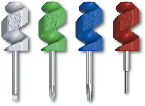 Victorinox 4 Piece Mini Tool Set - Slotted, Phillips, Torx & SIM - 2.1201.4