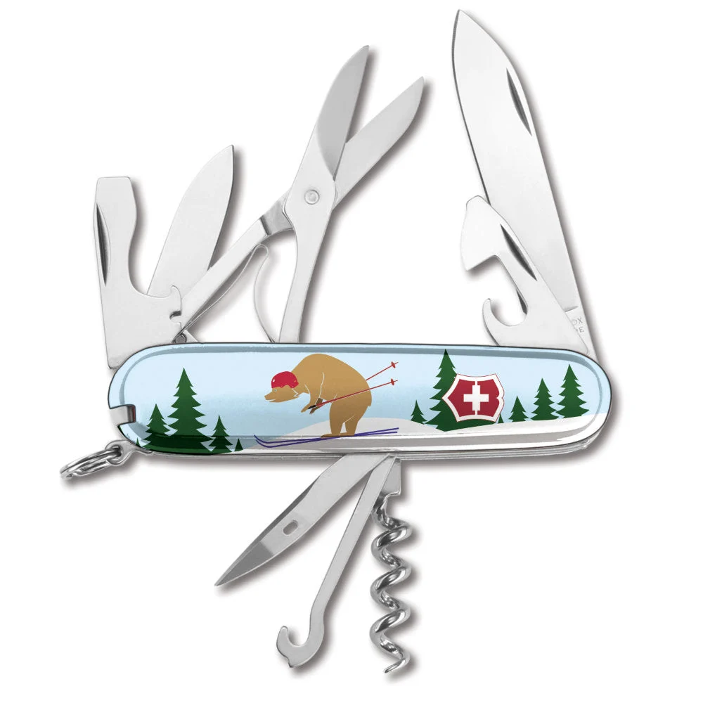 Victorinox Black Diamond Skiing Bear Climber Designer Swiss Army Knife