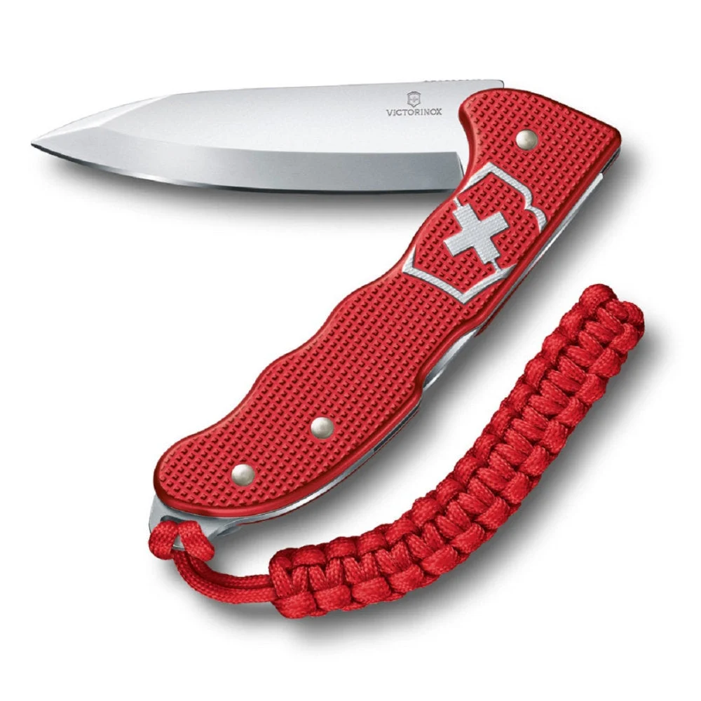 Victorinox Hunter Pro Red Alox Swiss Army Knife with Clip and Lanyard