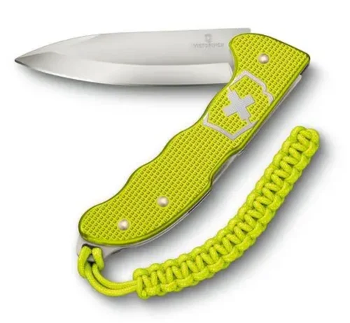 Victorinox Swiss Army 0.9415.L23 Hunter Pro 130mm (5.1") Electric Yellow ALOX Handle - 2023 Limited Edition