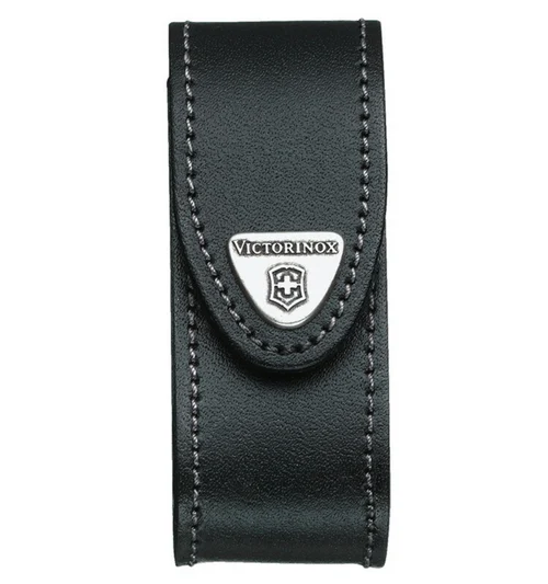 Victorinox Swiss Army Black Leather Belt Pouch (fits all 2-4 Layer 91mm Swiss Army Knives) 33260