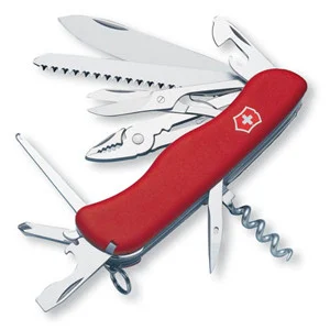 Victorinox Swiss Army Hercules Lockblade 111mm (4.37") Red 0.8543-X1 (old sku 54751)
