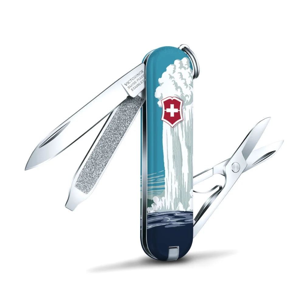 Victorinox Yellowstone National Park Poster Art Classic SD Swiss Army Knife