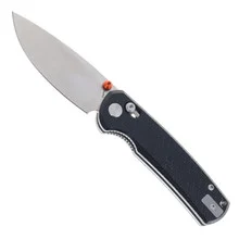 Vixino Knives Rockshark Folding Knife Black Micarta Handle 14c28n Satin Blade X501-M3
