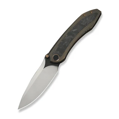 WE Knife Winsome - Bronze/Black Titanium/CF (3.74" Bohler M390) WE23092-3