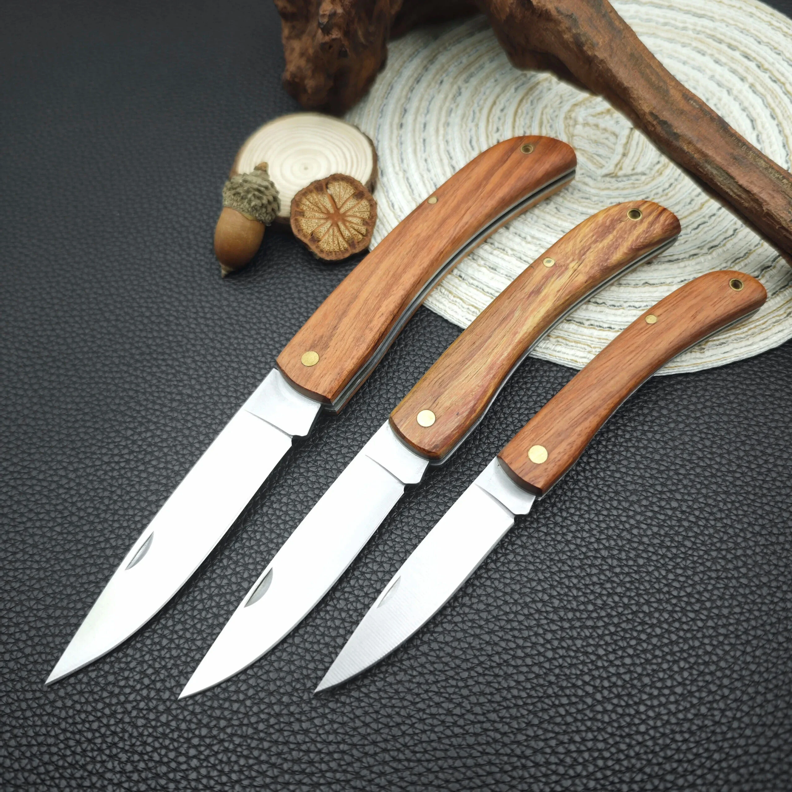 Wood Handle Pocket Knife