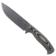 Work Tuff Gear Red Wolf Fixed Blade Knife Jungle Camo G10 Handle Bohler K329 Plain Edge Satin Finish