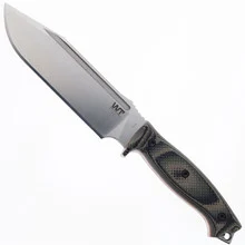Work Tuff Gear Wilderness Warrior II Fixed Blade Knife Jungle Camo G10/Orange Liner Handle Bohler K329 Plain Satin Blade