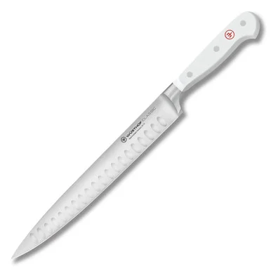 Wusthof Carving Kitchen Knife 9in Plain Hollow Classic White 1040200823