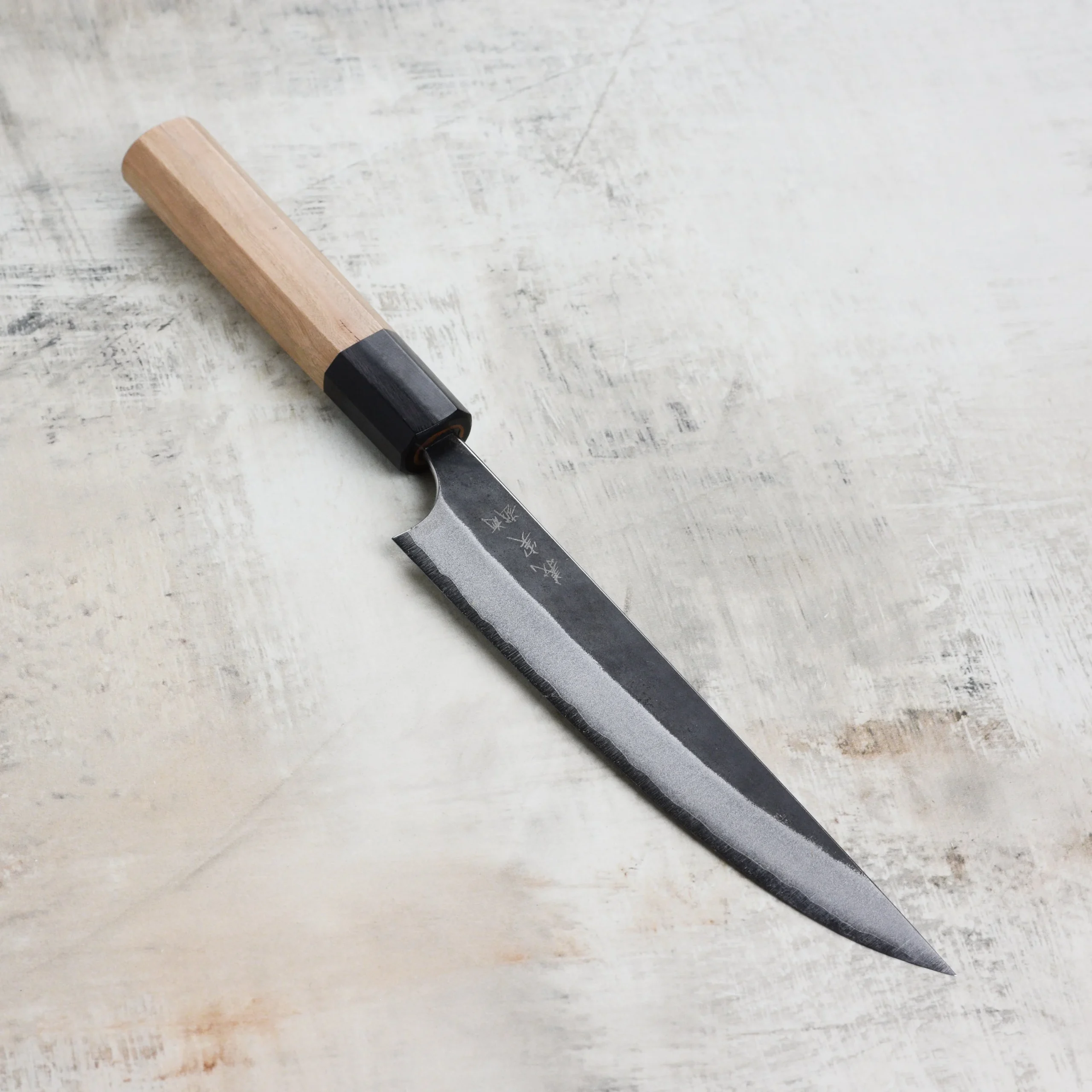 Yoshimi Kato Aogami Super Kurouchi Stainless Clad 6.3" Butcher's Knife