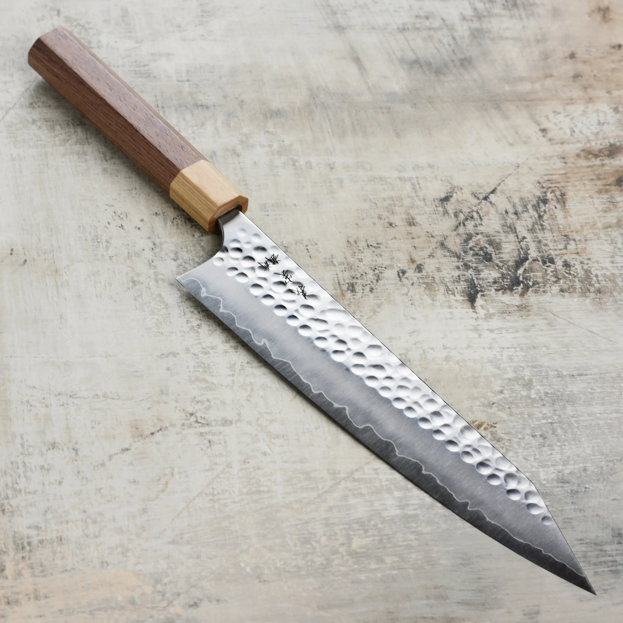 Yoshimi Kato Forged Ginsan Stainless Clad 9.4" Kiritsuke Gyuto