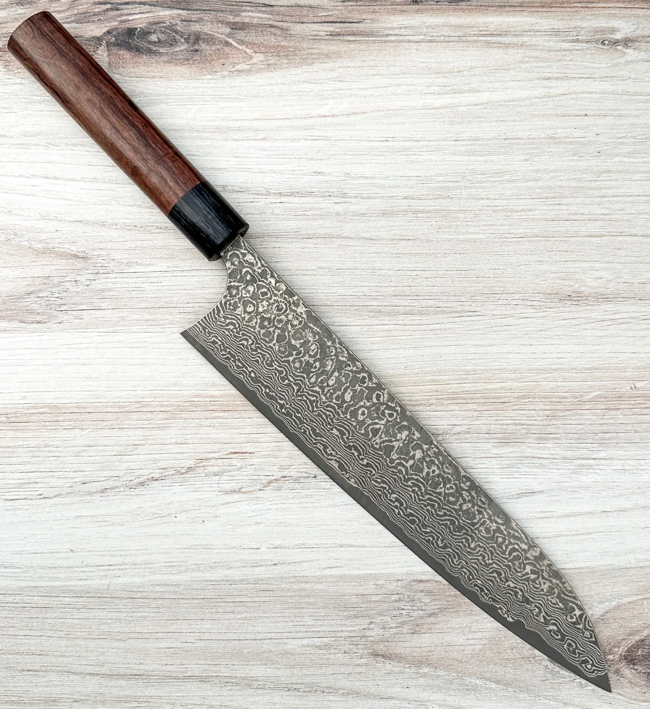 Yoshimi Kato VG-10 Suminagashi Gyuto 240mm
